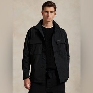 Polo Ralph Lauren The Glenmoor Shirt Jacket in Polo Black RL Embroidered Large